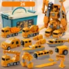 🎅Christmas Pre-sale🎁Magnetic Transform Engineering Car Assembled Toys - Image 14