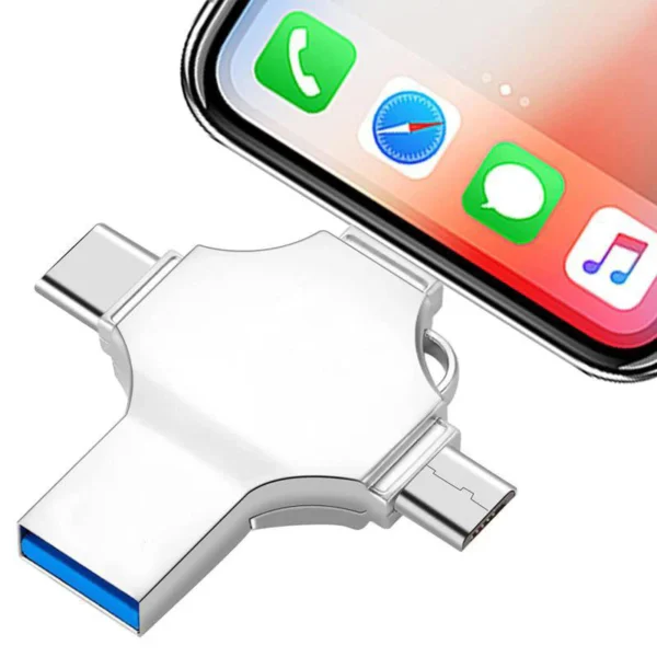 💜 LAST DAY PROMOTION - 50%OFF💜4-in-1 Multi-Interface Photo Backup Stick Set