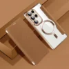 Gift Choice-New Leather Textured Flip Phone Case For Samsung - Image 20