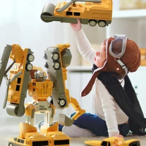 🎅Christmas Pre-sale🎁Magnetic Transform Engineering Car Assembled Toys