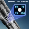 🎅Hot Winter Sale Limited Time Half Price-🔦 Multi-functional White Light Laser Telescopic Zoom Tactical Flashlight - Image 14
