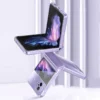 Frosted Electroplating Folding Phone Case for Samsung Z Flip 5/4/3 - Image 3